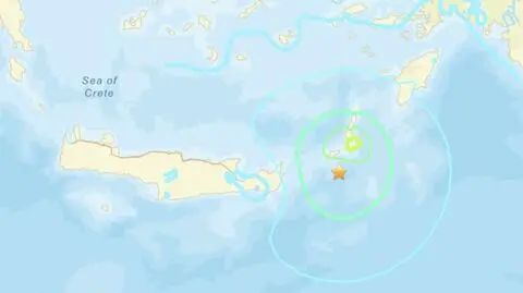 Trzęsienie ziemi w pobliżu greckich wysp Kreta i Kasos