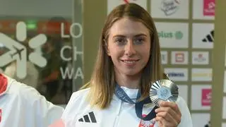 Klaudia Zwolińska wróciła z Paryża z olimpijskim srebrem