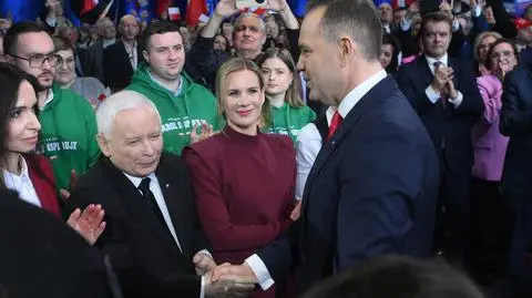 Szeligi pod Warszawą 02.03.2025, konferencja programowa kandydata Karola Nawrockiego