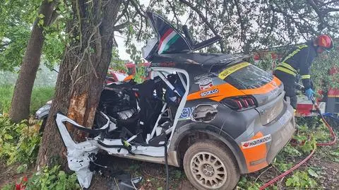 Wypadek przed Rajdem Polski