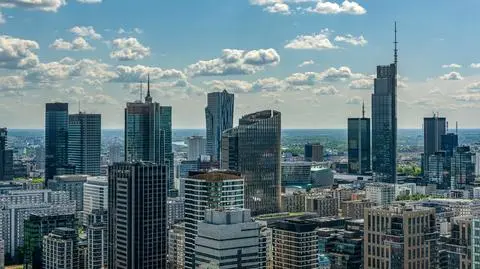 Warszawa wieżowce, biurowce, warszawska Wola, biznes, warszawski widok, skyline