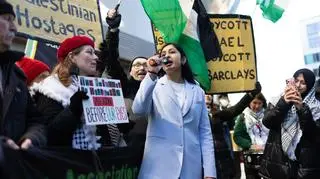 Członkini brytyjskiego parlamentu Zarah Sultana dołączyła do protestu w Liverpoolu