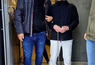 Nożem zaatakował policjanta