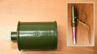 Niewybuch znaleziony przez mieszkankę Sądecczyzny