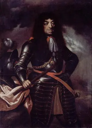 Portret Jana Kazimierza autorstwa nieznanego malarza gdańskiego, lata sześćdziesiąte XVII wieku