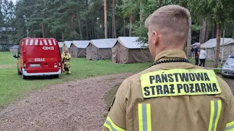 Straż pożarna, obóz harcerski