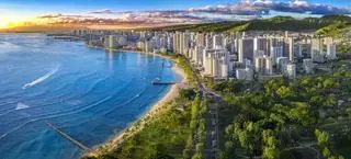 Widok na Honolulu