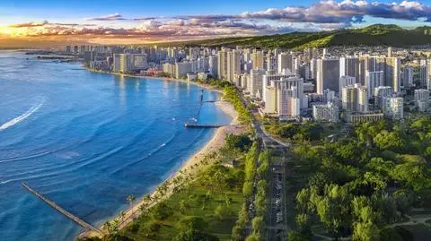 Widok na Honolulu