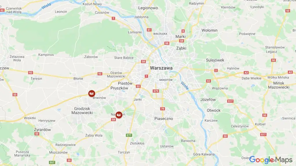 Sobotnie kolizje: na A2 i na S8