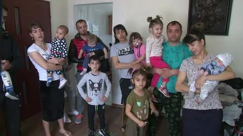 24-osobowa rodzina uchodźców u pani Darii w Zgierzu