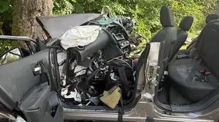 W wypadku zginął mężczyzna i niemowlę