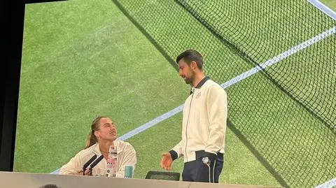 Wtargnął na konferencję Sabalenki