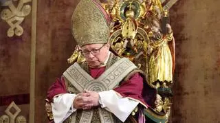 Kardynał Grzegorz Ryś na uroczystym ingresie w katedrze na Wawelu
