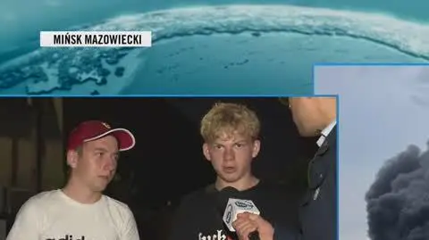 Pożar hali w Mińsku Mazowieckim