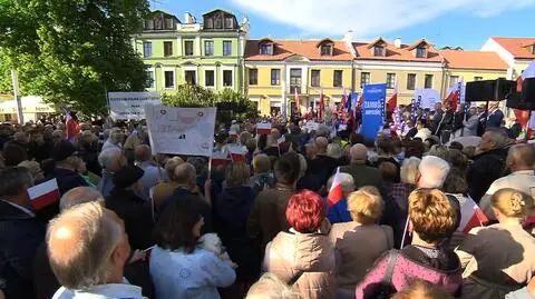 Rafał Trzaskowski w Zamościu 