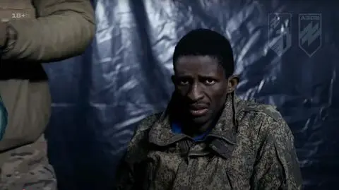 Senegalczyk schwytany przez Ukraińców