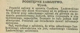 "Kurjer Warszawski" o wyroku w sprawie mordu na Polu Mokotowskim