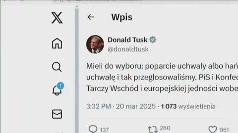 tusk wpis