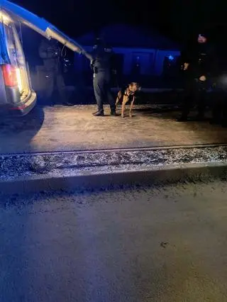 Odnalazł go policjant z psem 