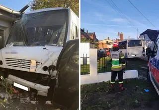 Wypadek autobusu szkolnego. W środku 23 dzieci