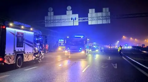 Karambol na Południowej Obwodnicy Warszawy