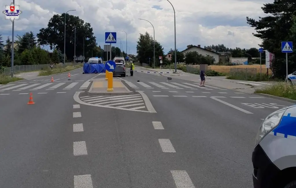 Potrącenie rowerzysty