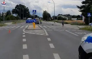 Potrącenie rowerzysty