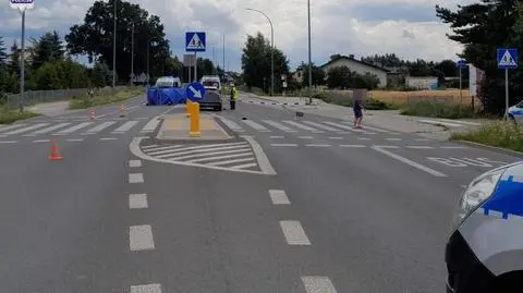 Potrącenie rowerzysty