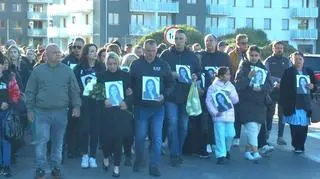 "Marsz milczenia" w Mławie po zabójstwie 16-letniej Mai