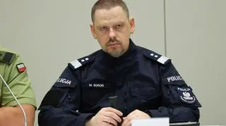 Generalny inspektor Marek Boroń, komendant główny policji