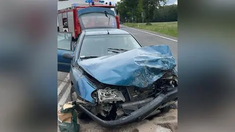 Wypadek w miejscowości Marysin