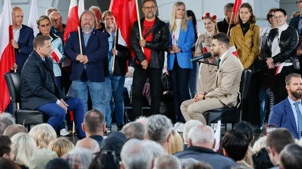 Rafał Trzaskowski w Kaliszu
