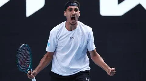 Życiowy sukces Włocha w Melbourne. W tle muzyczna pasja