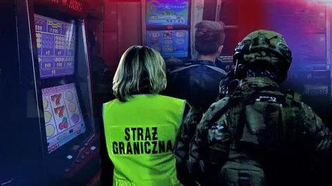 Służby rozbiły nielegalne kasyna. Akcję uwieczniła kamera "Faktów" TVN