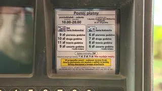 Strefa płatnego parkowania w Krakowie