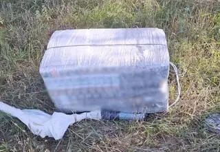 Znaleźli kolejny balon. Miał przyczepioną paczkę
