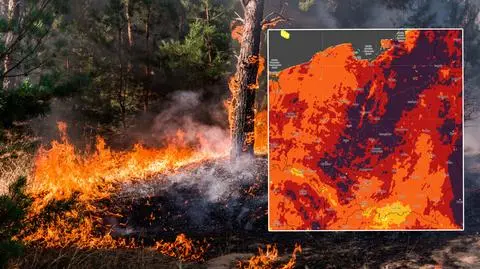 Ekstremalne zagrożenie. Mapy pełne fioletu i brązu