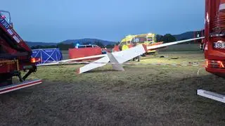 Wypadek szybowca w Bielsku-Białej