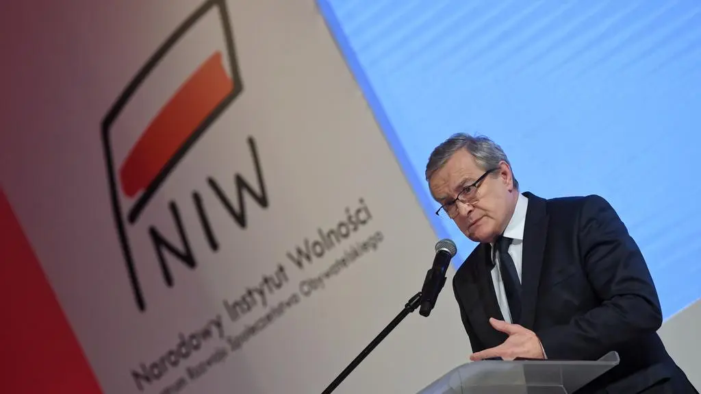 Piotr Gliński w trakcie konferencji "Społeczeństwo obywatelskie oparte na wartościach"