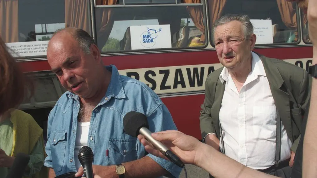 Jacek Kuroń i Marek Edelman