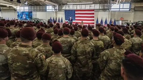 Donald Trump w Fort Bragg