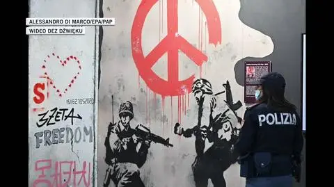 Dzieło Banksy’ego sprzedane. Pieniądze trafią do szpitala dziecięcego w Ukrainie