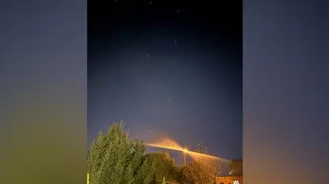 "Kosmiczny pociąg" znów nad Polską