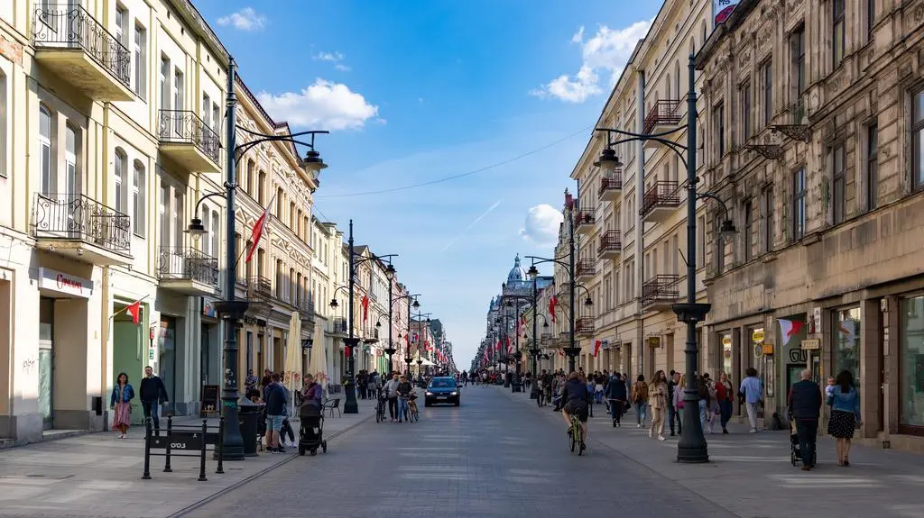 Ulica Piotrkowska w Łodzi