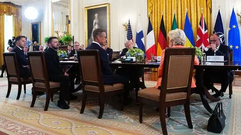 Spotkanie Donalda Trumpa z europejskimi przywódcami