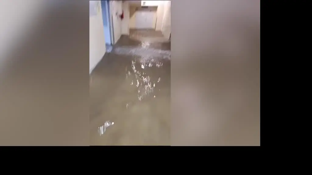 Woda wdarła się do szpitala