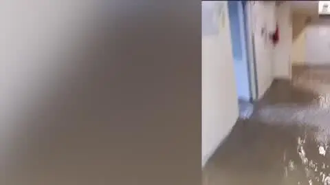 Woda wdarła się do szpitala