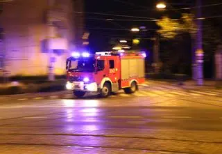 Tragiczny pożar. Jedna osoba nie żyje, druga trafiła do szpitala