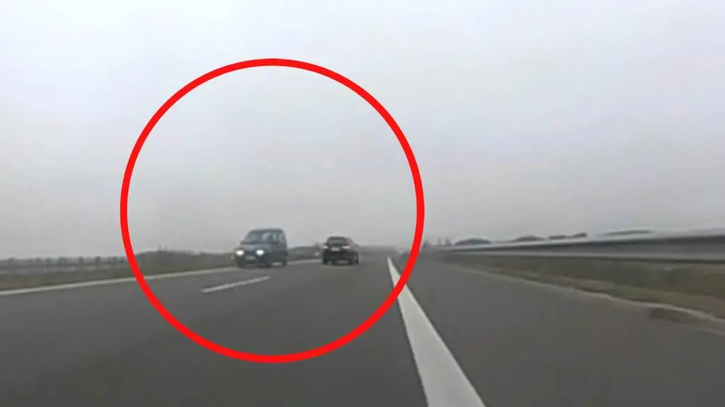 Auto jechało pod prąd 