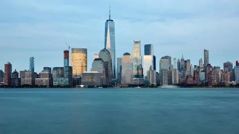 Manhattan, rzeka Hudson w Nowym Jorku